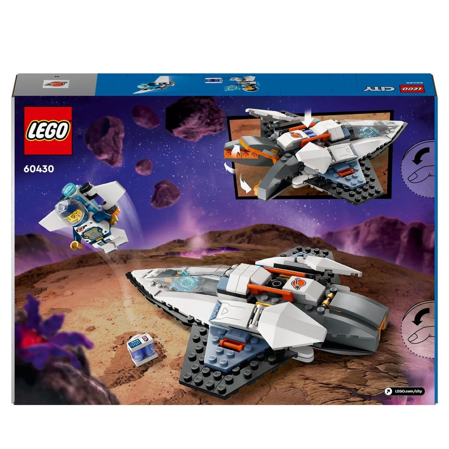 LEGO® 60430 City Weltraum - Raumschiff (240 Teile)