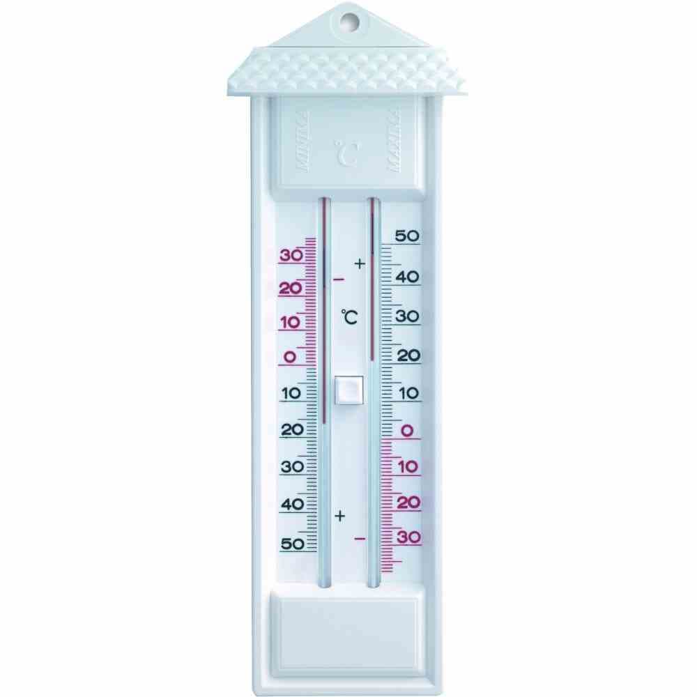 Max Min-Thermometer Maxima-Minima weiß