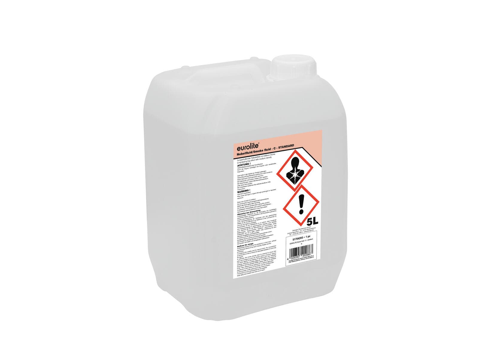 EUROLITE SMOKE FLUID -C- Standard, 5l, Nebelfluid