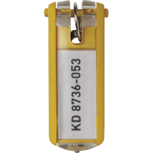 Schlüsselanhänger Key Clip gelb VE=6 Stück