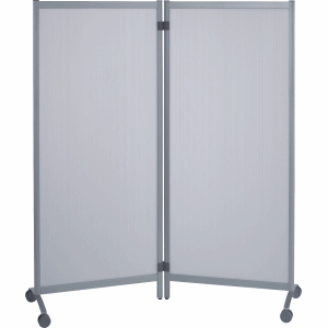 Trennwand HxBxT: 170x76x44cm transluzent 2-teilig
