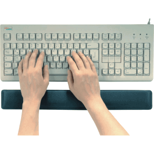 Handgelenkauflage mit Gel anthrazit