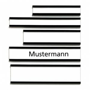 Magnetetikettenträger 15x75mm braun VE=10 Stück