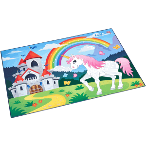 Schreibunterlage Motiv-Poster 40x53 cm Einhorn