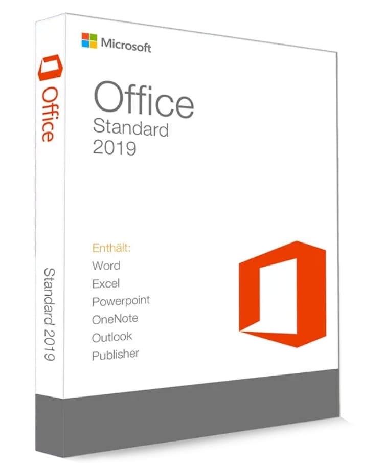 Microsoft Office 2019 Standard - für 1PC - Windows 10 und 11 - kein Abo