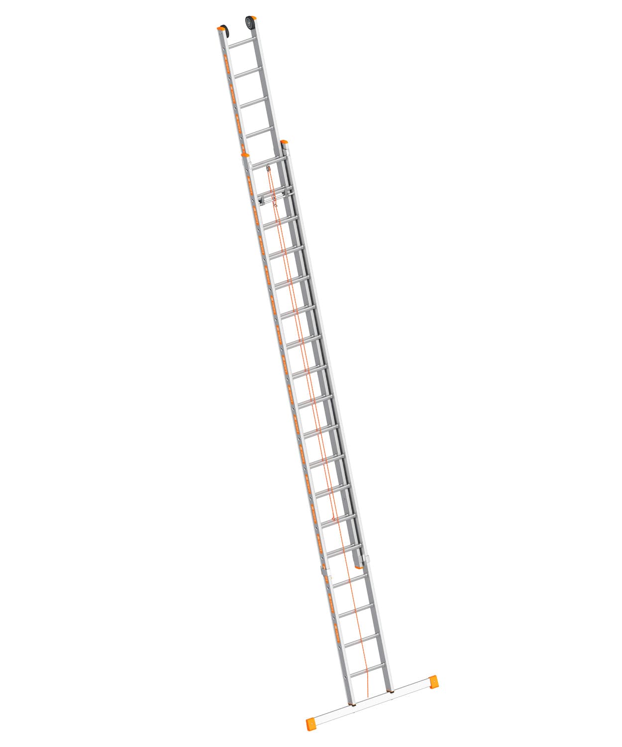 Layher Topic 1037 Seilzugleiter mit Quertraverse 2x18 Sprossen