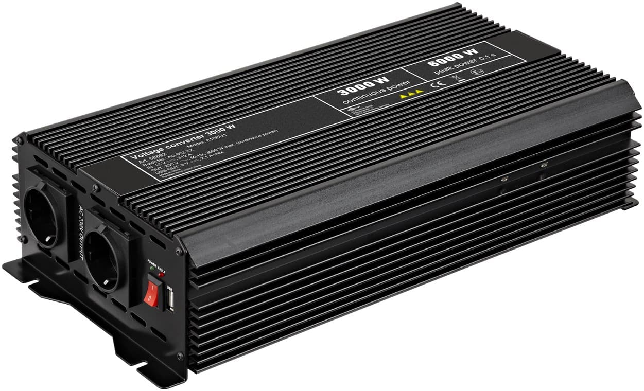 Kfz-Spannungswandler DC AC (12 V - 230 V 3000 W) USB