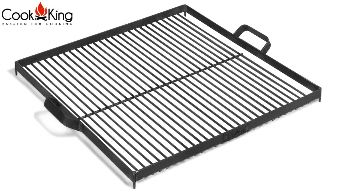 CookKing 1112267 Grillrost aus Edelstahl 58x58cm für Feuerschale Terrassenschale 80cm