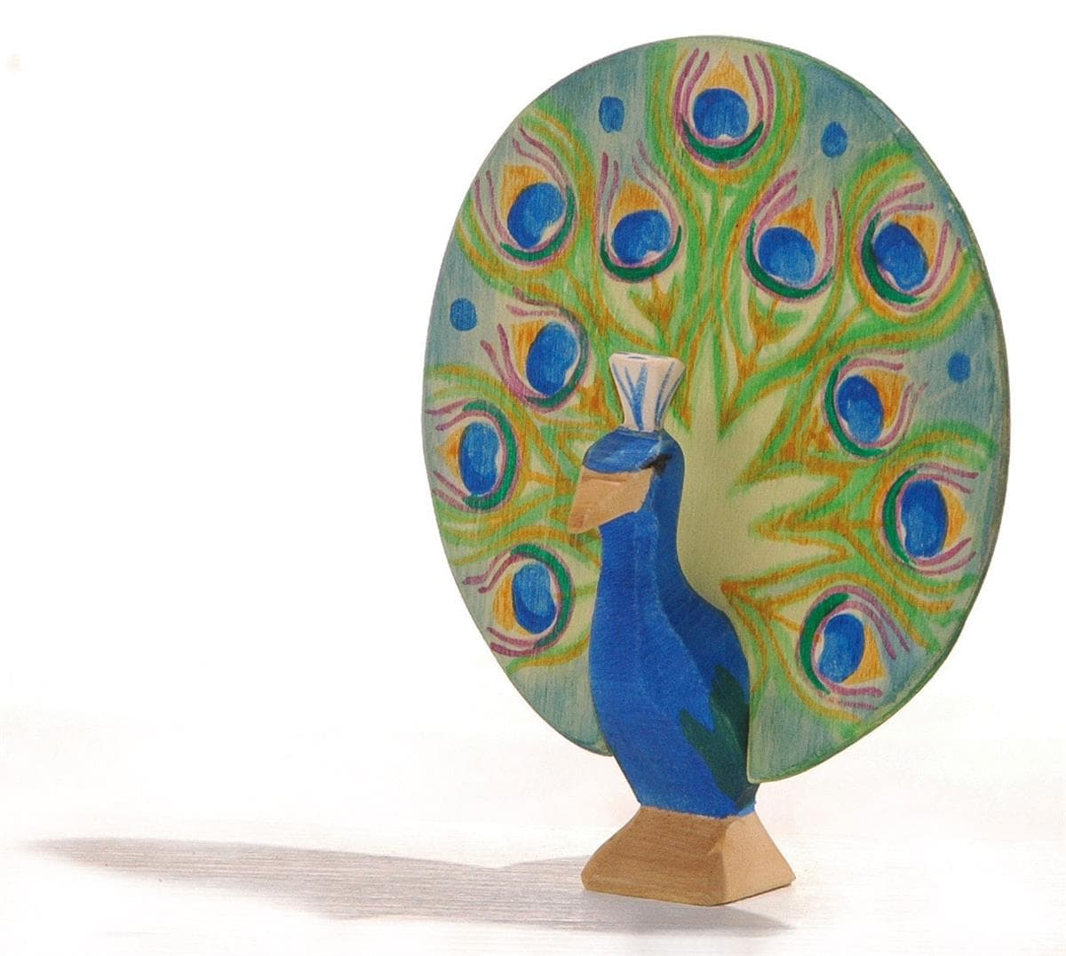 Ostheimer Pfau mit Rad