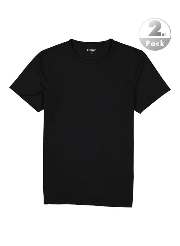 MUSTANG Herren T-Shirts schwarz