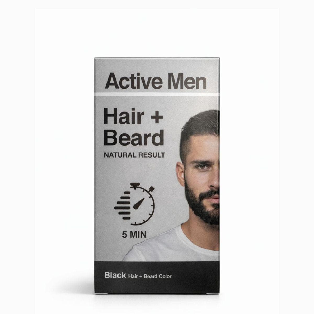 Active Men Bart- Und Haarfarbe - Schwarz