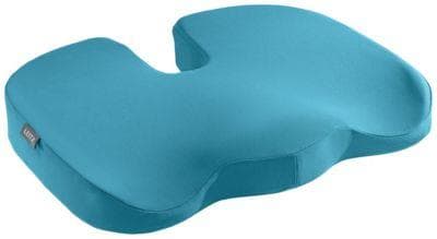 Leitz Sitzkissen Ergo Cosy, ergonomisch, abnehmbarer Stoffbezug, B 470 x T 370 x H 90 mm, blau