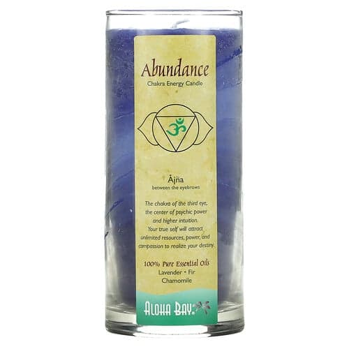 Aloha Bay, Chakra-Energie-Kerze, Überfluss, 11 oz (312 g)