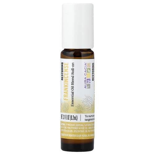 Aura Cacia, Ätherische Ölmischung, revitalisiierende Roll-On, Weihrauch, ,31 fl oz (9.2 ml)