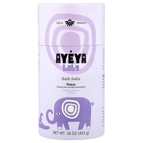 Ayeya, Baby, Bath Salts, Badesalz für Babys, Lavendel, 453 g (16 oz.)