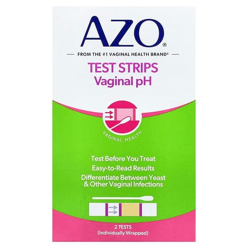 AZO, Teststreifen Vaginal pH, 2 Tests