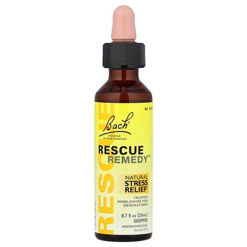 Bach, Original Flower Remedies, Rescue Remedy®, natürlicher Stressabbau, 20 ml (0,7 fl. oz.)