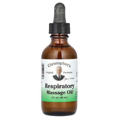 Christopher's Original Formulas, Respiratory Massage Oil, Atemmassageöl, 59 ml (2 fl. oz.)