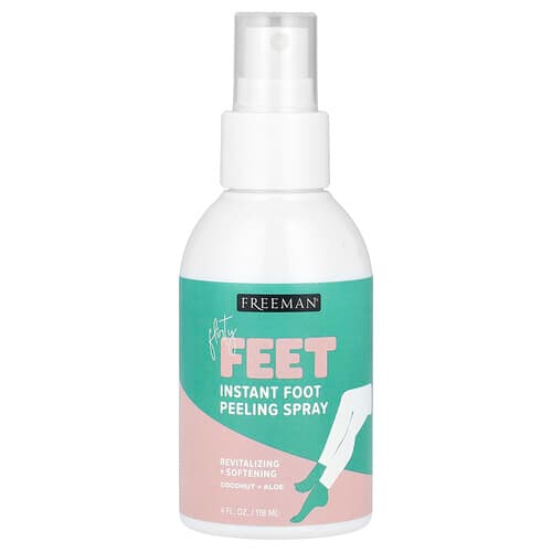 Freeman Beauty, Flirty Feet, Instant-Fußpeeling-Spray, Kokosnuss und Aloe, 118 ml (4 fl. oz.)
