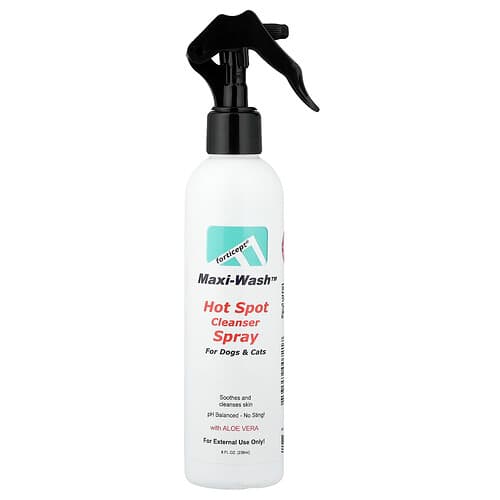 Forticept, Maxi-Wash™, Hot Spot Cleanser Spray, Reinigungsspray für Hunde und Katzen, 236 ml (8 fl. oz.)