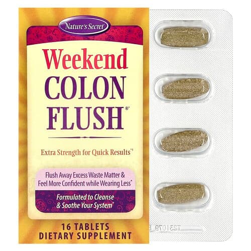Nature's Secret, Weekend Colon Flush®, 16 Tabletten