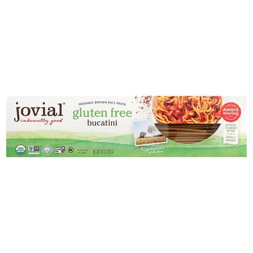 Jovial, Organic Brown Rice Pasta, Bio-Naturreisnudeln, Bucatini, 283 g (10 oz.)