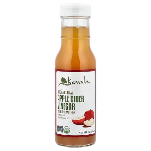 Kevala, Organic Raw Apple Cider Vinegar, roher Apfelessig, mit der Mutter, 236 ml (8 fl. oz.)