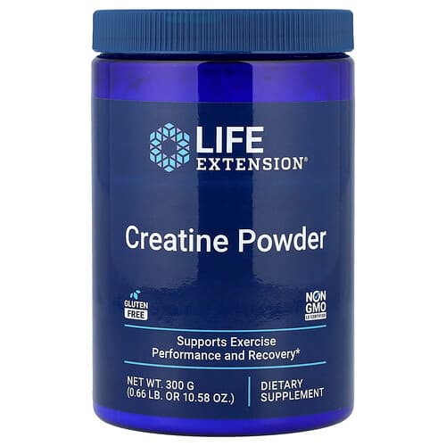Life Extension, Creatine Powder, Kreatinpulver, 300 g (0,66 lb.)