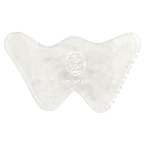 Mount Lai, The Vitality QI Collection, White Jade Gua Sha Shaping Tool, Gua-Sha-Former aus weißer Jade, 1 Stück