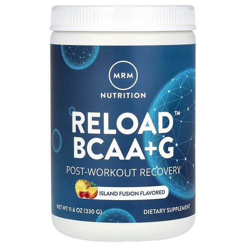 MRM Nutrition, Reload BCAA+G, Post-Workout Recovery, Island Fusion, 330 g (11,6 oz.)