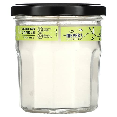 Mrs. Meyers Clean Day, Duftende Sojakerze, Lemon Verbena Scent, 204 g (7,2 oz.)
