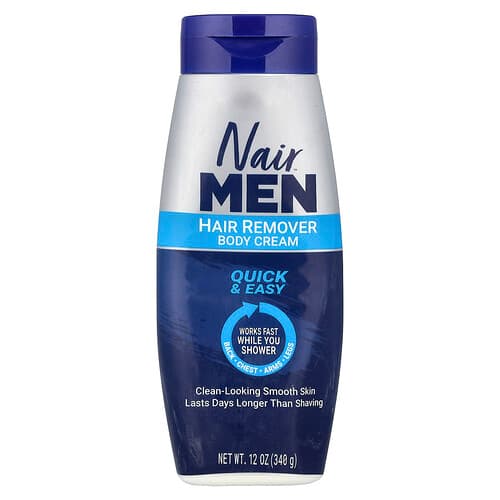 Nair, Men, Hair Remover Body Cream, Haarentferner-Körpercreme für Männer, 340 g (12 oz.)