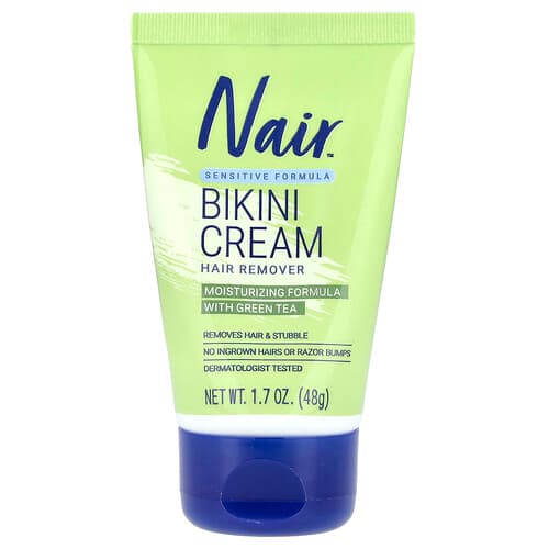 Nair, Bikini Cream Hair Remover, Bikini-Creme-Haarentferner, empfindliche Formel, 48 g (1,7 oz.)