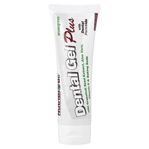 NutriBiotic, Dental Gel Plus, Truly Whitening, Wintergrün, 128 g (4,5 oz.)