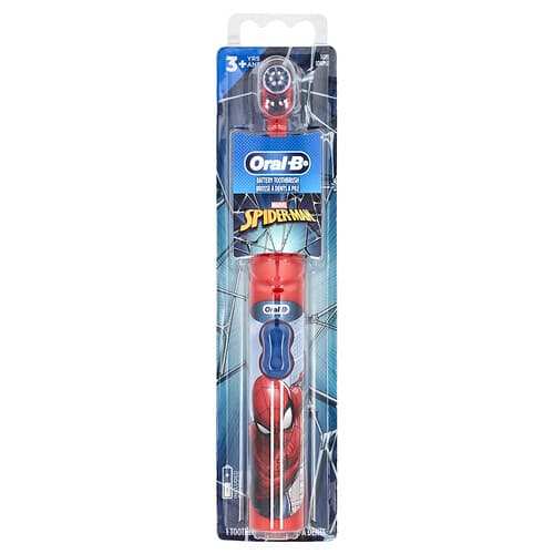 Oral-B, Akku-Zahnbürste, weich, ab 3 Jahren, „Spider-Man“, 1 Zahnbürste