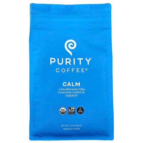 Purity Coffee, Calm, gemahlen, entkoffeiniert, 340 g (12 oz.)