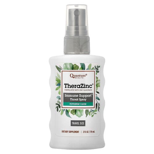 Quantum Health, TheraZinc®, Immune Support Hals-Spray, Pfefferminz, 59 ml