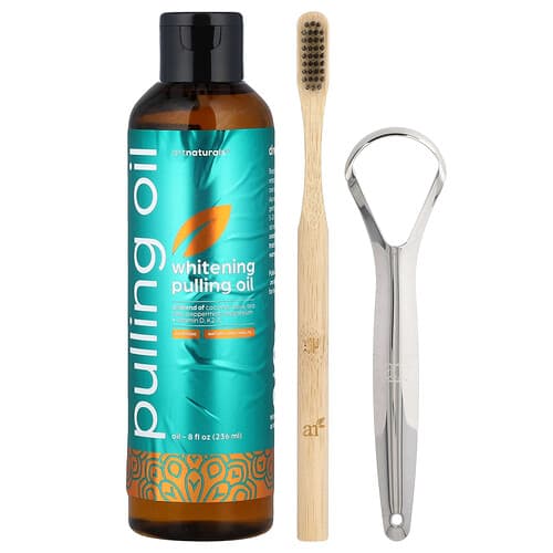 artnaturals, Whitening Pulling Oil Kit, aufhellendes Pulling-Öl-Set, 3-teiliges Set