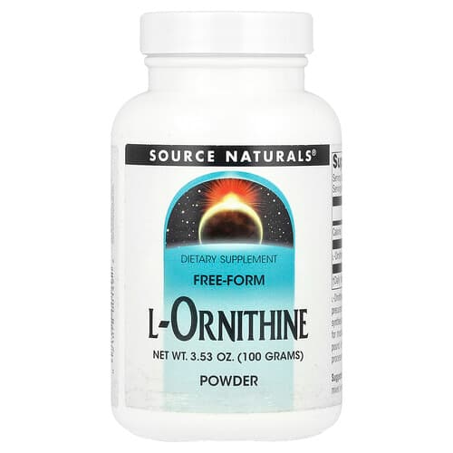 Source Naturals, L-Ornithine Powder, L-Ornithin-Pulver, 100 g (3,53 oz.)