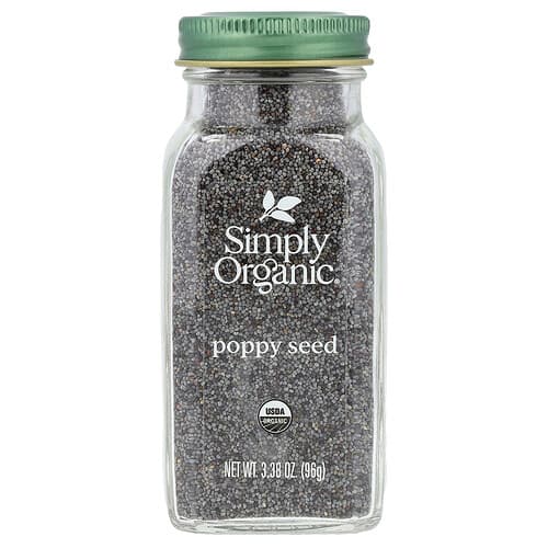Simply Organic, Mohn, 96 g (3,38 oz.)