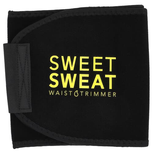 Sports Research, Sweet Sweat®, Taillentrimmer, Größe L, schwarz und gelb, 1 Gürtel