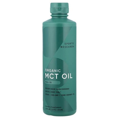 Sports Research, Bio-MCT-Öl C8, geschmacksneutral, 473 ml (16 fl. oz.)