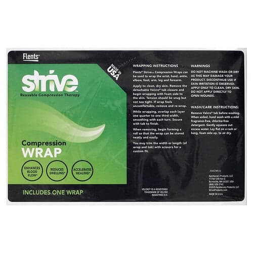 Strive, Compression Wrap,Kompressionsbandage, Taupe, 1 Wickel