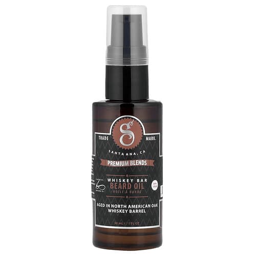 Suavecito, Premium Blends Beard Oil, Premium Blends Beard Oil, Whisky-Riegel, 30 ml (1 fl. oz.)