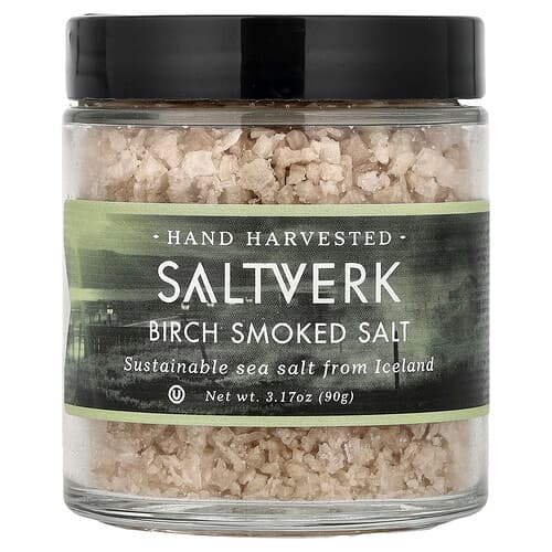 Saltverk, Birch Rauchsalz, geräuchertes Birkensalz, 90 g (3,17 oz.)