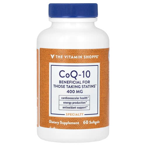 The Vitamin Shoppe, CoQ-10, 400 mg, 60 Weichkapseln