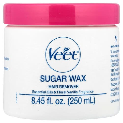 Veet, Zuckerwachs-Haarentferner, ätherische Öle und blumige Vanille, 14 Stück