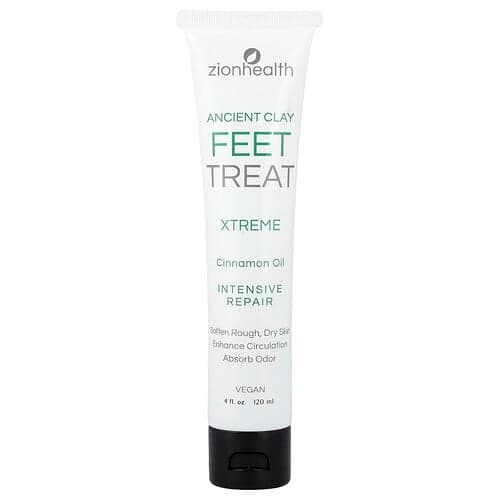 Zion Health, Ancient Clay, FeetTreat Xtreme, Zimtöl, 120 ml (4 fl. oz.)