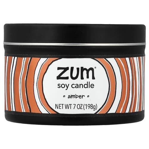 ZUM, Soy Candle, Sojakerze, Bernstein, 198 g (7 oz.)
