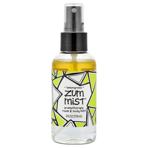 ZUM, Zum Mist®, Aromatherapie-Raum- und Körperspray, Zitronengras, 118 ml (4 fl. oz.)